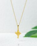 gold shine necklace