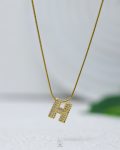 straus letter H necklace