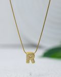 straus letter R necklace
