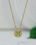 Magnetic Flower gold necklace