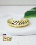 CCB GOLD croissant bracelet