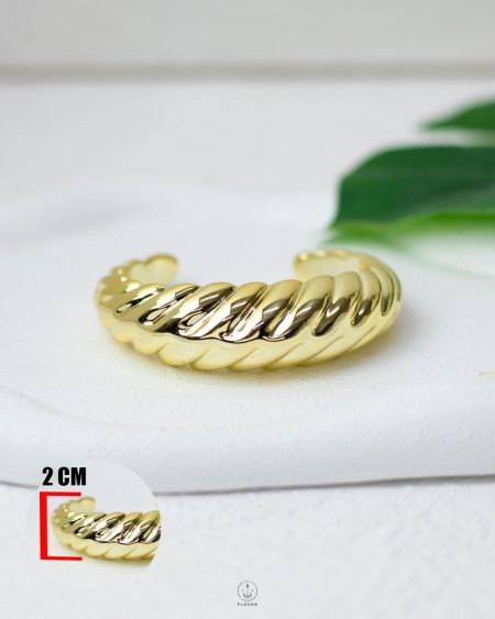 CCB GOLD croissant bracelet