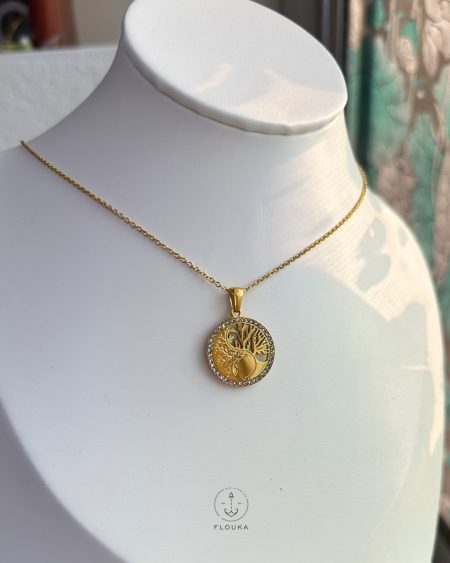 Turkey tree necklace