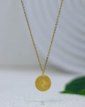 double layer elizabeth coin necklace