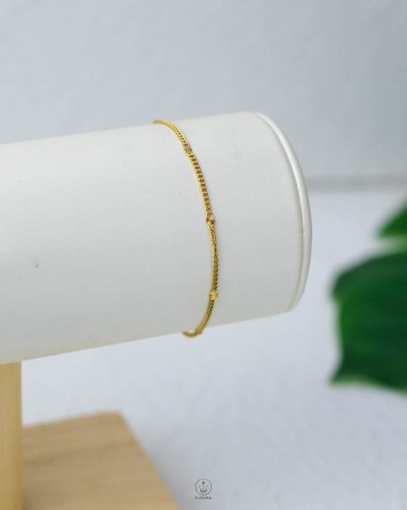 tiny gold bracelet
