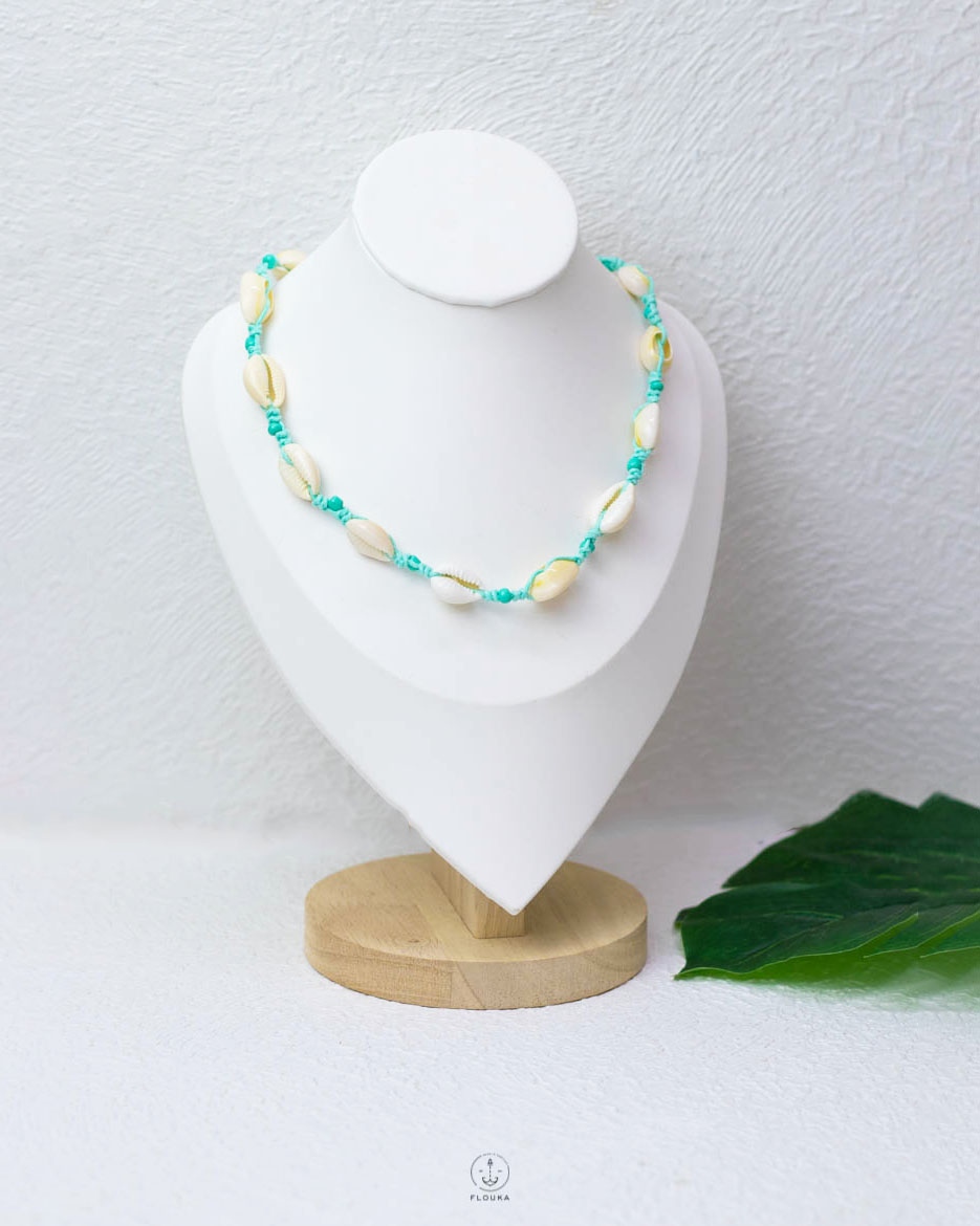1752622717_N1577.jpg free size summer mint green seashell necklace