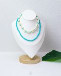 summer Turquoise seashell necklace