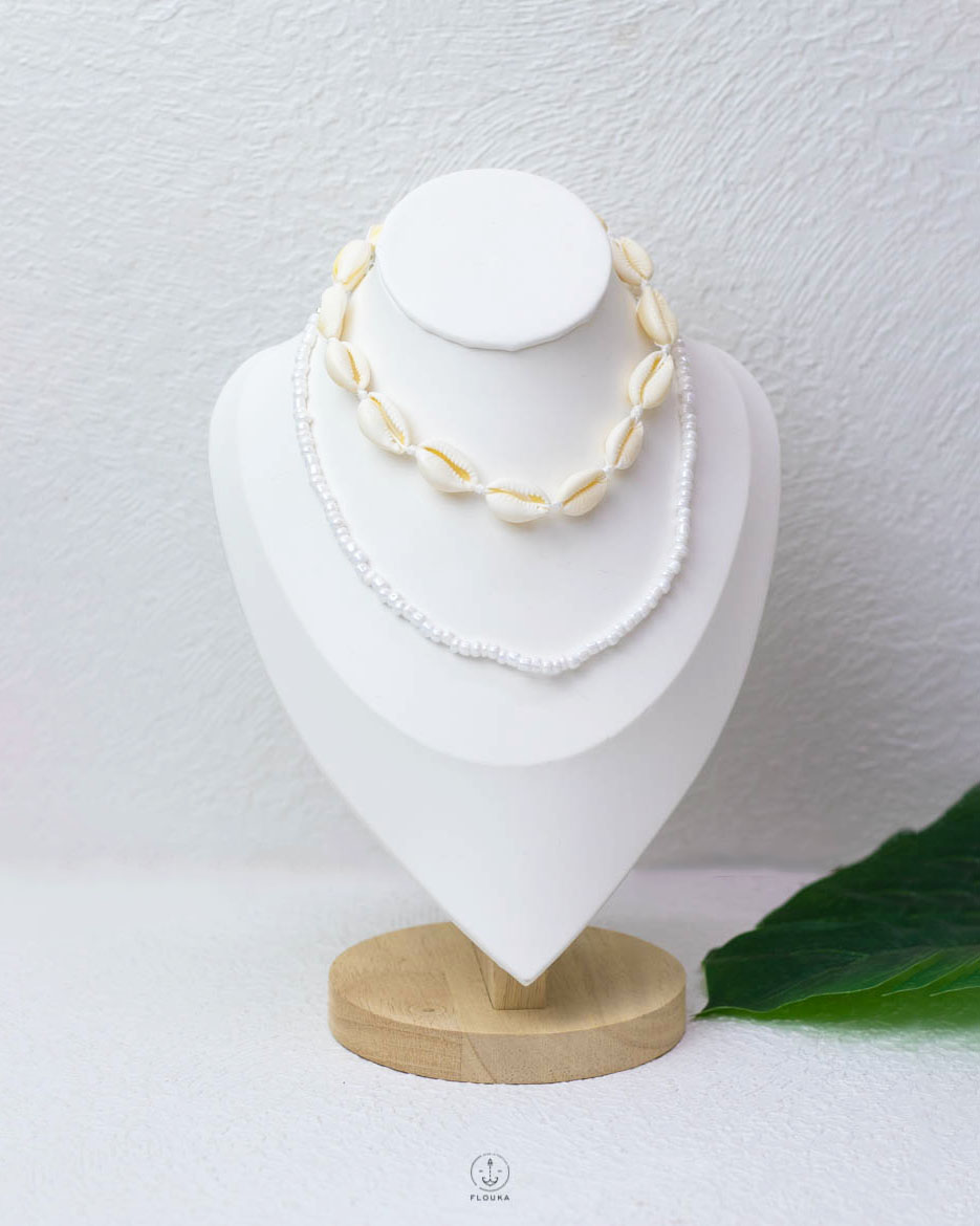 1752623685_N1570.jpg summer double layer white seashell necklace