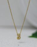 litter S gold strus necklace