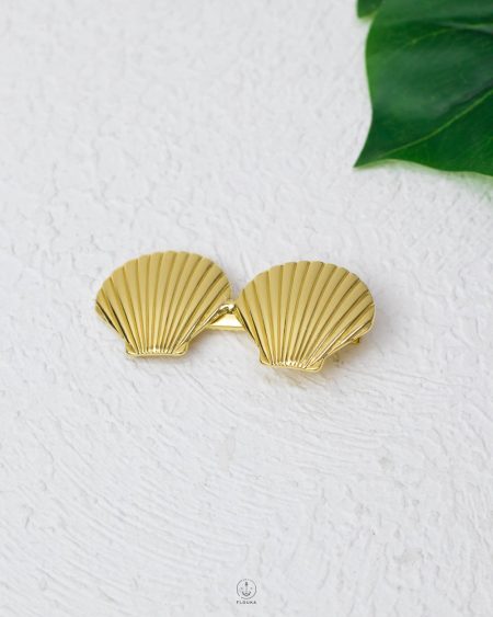 double seashell Clips summer
