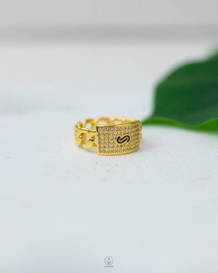gold monaco ring