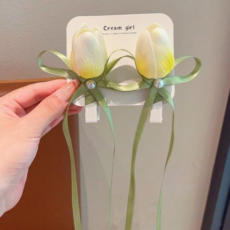 double yellow tulip clips toka