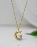 litter G mix silver & gold strus necklace