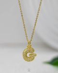 litter G gold straus necklace