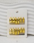 CCB gold earring set