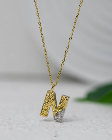 litter N mix silver & gold strus necklace