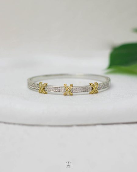 MIX SILVER & GOLD STRUAS BRACELET