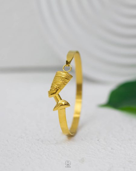 gold Nefertiti bracelet