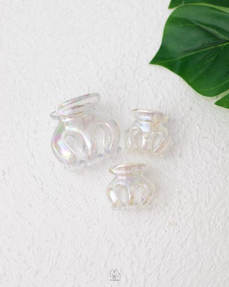 three white claw clips