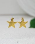 gold star earring