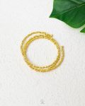 free size gold bone bracelet