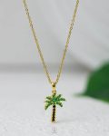 mini straus Palms necklace
