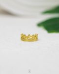 free size gold crown ring