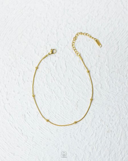 gold mouse ball ankelet