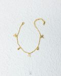 gold tie ankelet