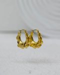 gold mount earring
