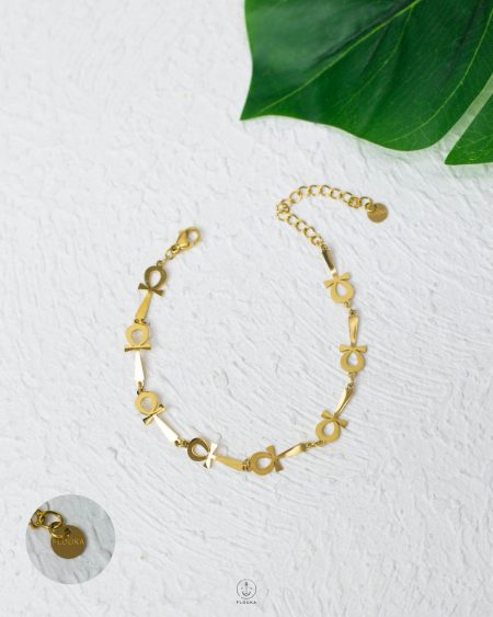 gold key life bracelet