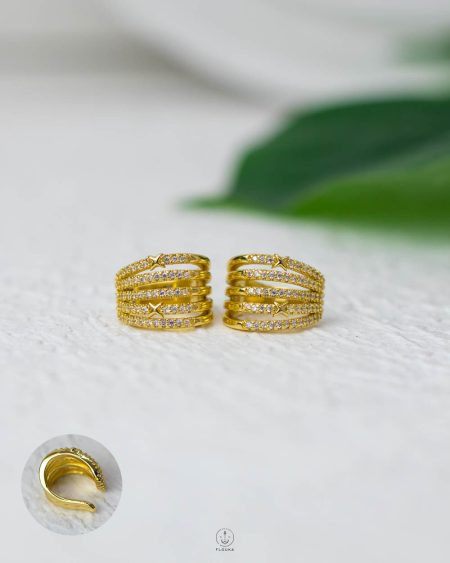 gold straus X fake piercing