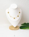 many gold stars necklace