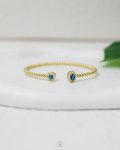 easy open blue straus bracelet