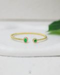 easy open green straus bracelet