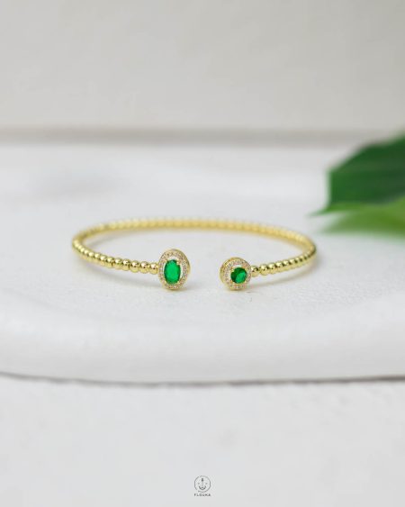 easy open green straus bracelet
