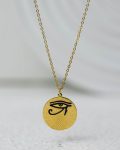 gold Horse eye necklace
