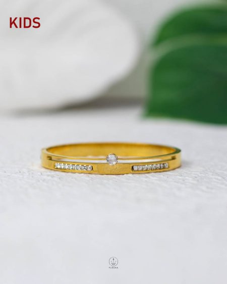 gold carter kids bracelet