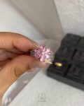 Eda Yildiz pink flower Ring
