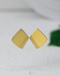 gold squarw earring