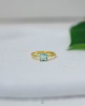 struas turquoise gold ring