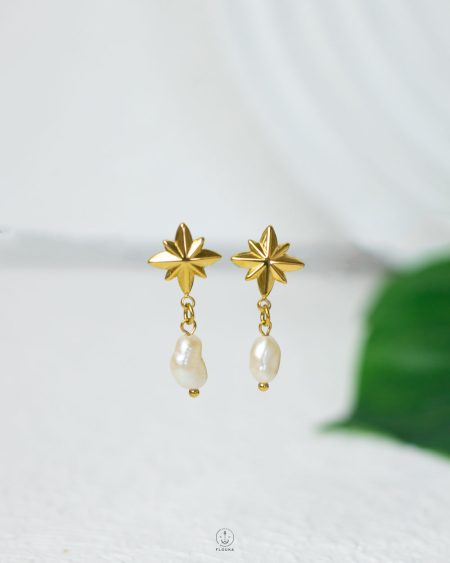 spacestar natural peral earings