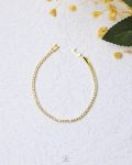 gold Thin tinnes bracelet