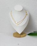 double layer gold Birds necklace