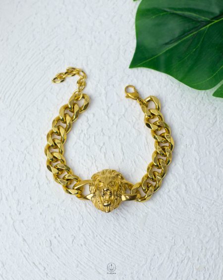Gold Lion bracelet