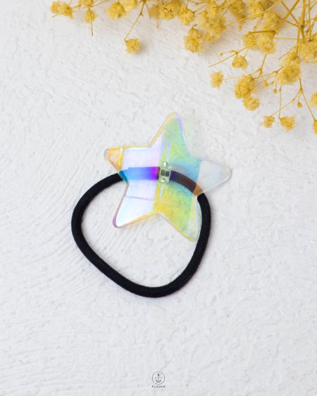 Metallic white star tokka