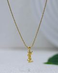 Tiny YSL Gold Necklace