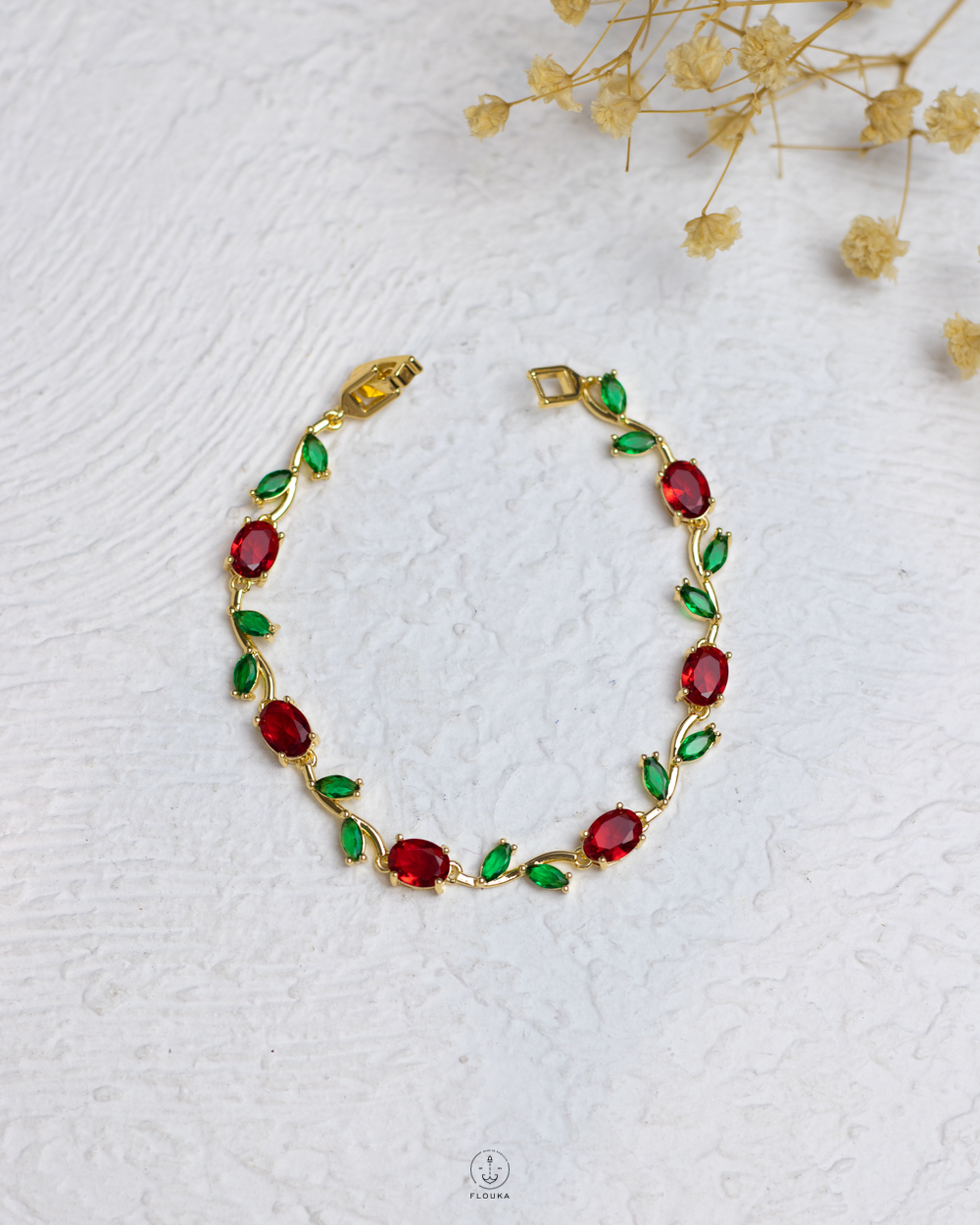 1757682976_B1013.jpg red Tulip gold bracelet