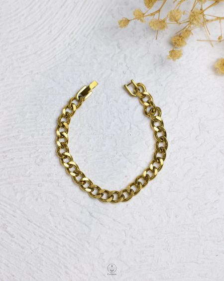 tiny gold basic bracelet