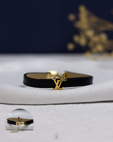 black LV bangle